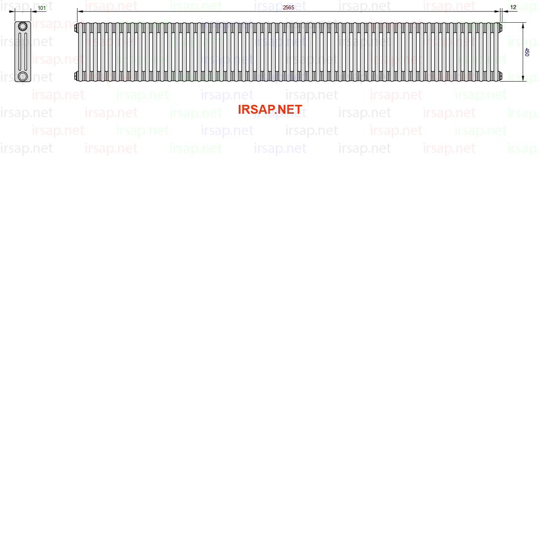 Радиатор IRSAP Tesi 30450/57 T22 CL 01